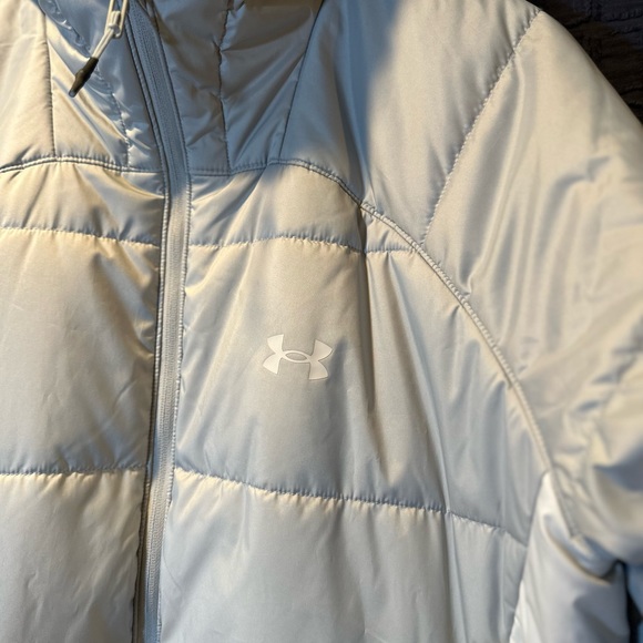 NWT! Under Armour Men's Storm Insulated Full-Zip Hooded Jacket Grey Size XL - Picture 4 of 14